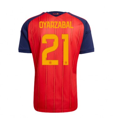 Spanien Mikel Oyarzabal #21 Hemmatröja VM 2026 Kortärmad